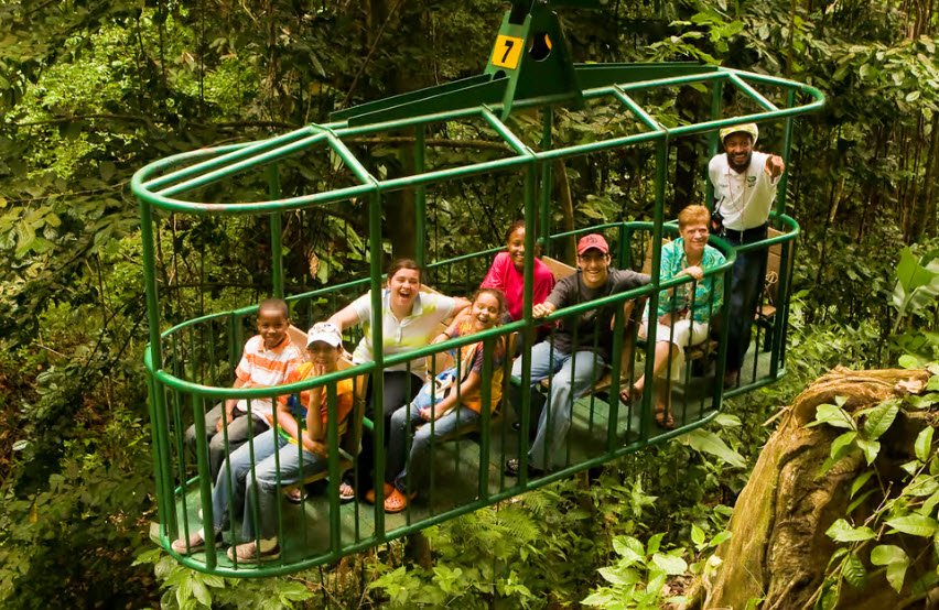 Rainforest Adventures Aerial Tram &amp; Zipline, Babonneau, near Castries, Saint Lucia
